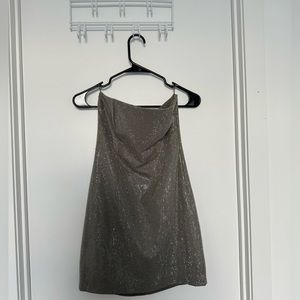 New season Small size- grey colour Zara dress. Website price 120Cad with tax